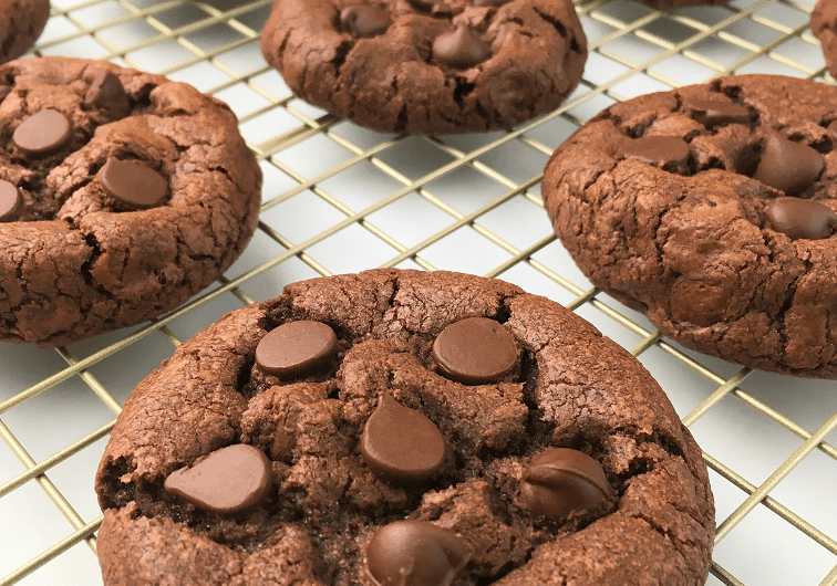 Double Chocolate Chip Cookies