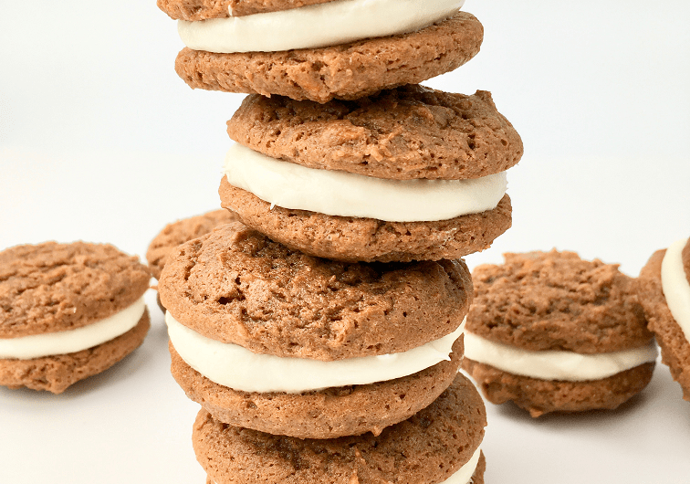 Carrot Cake Sandwich Cookies