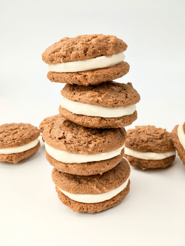 Carrot Cake Sandwich Cookies