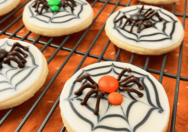 Spider Web Cookies