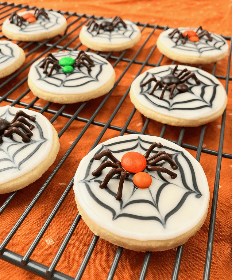 Spider Web Cookies