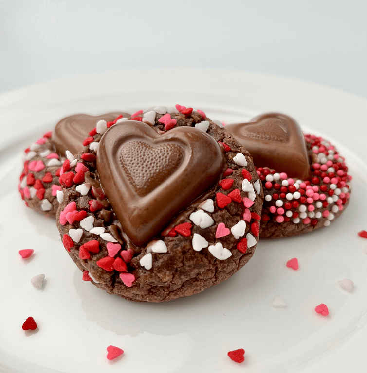 Strawberry Creme Brownie Cookies